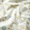 Cotton Poplin Large Stars – offwhite/gold,  thumbnail number 2