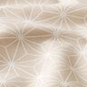 Cotton Cretonne Asanoha Japanese Stars – sand,  thumbnail number 2