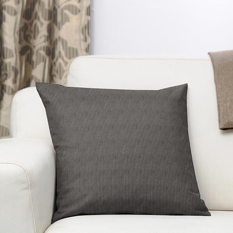 Upholstery Fabric Cord-Look Fjord – grey, image number 7