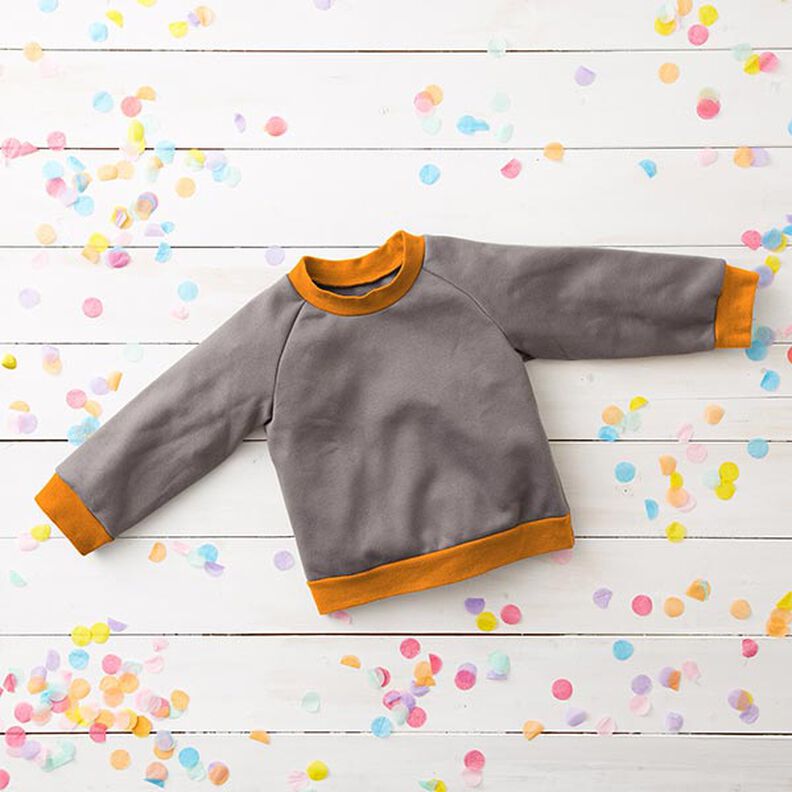 Cuffing Fabric Plain – orange, image number 6