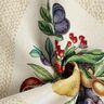 Decorative Panel Tapestry Fabric Colourful Fruits – light beige/carmine,  thumbnail number 3