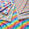 Cotton Poplin Rainbow Feathers Digital Print – royal blue/colour mix,  thumbnail number 5