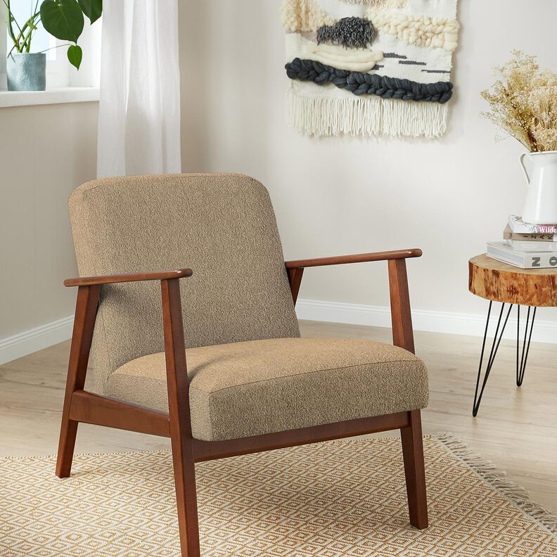Upholstery Fabric Teddy soft – taupe,  image number 4