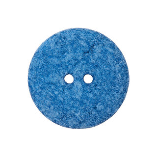 Polyester Button 2-Hole  – baby blue, 