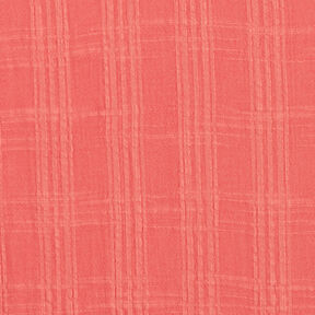 Seersucker cotton viscose blend – coral, 