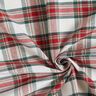 Decor Fabric Jacquard classic check – offwhite/carmine,  thumbnail number 3