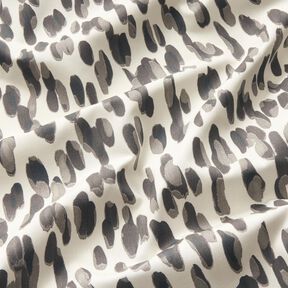 Outdoor Fabric Canvas large dots – ivory/grey, 