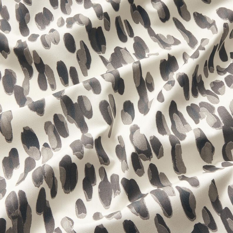 Outdoor Fabric Canvas large dots – ivory/grey,  image number 2