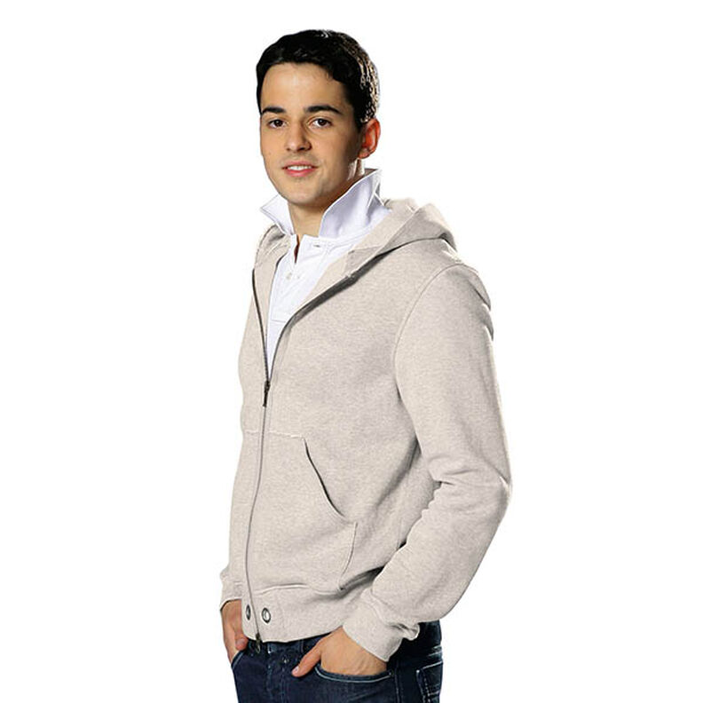 Brushed Sweatshirt Fabric Premium – natural,  image number 4
