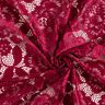 Stretch Lace Blossoms and leaves – dark red,  thumbnail number 4