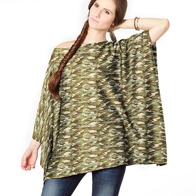 Poplin camouflage – light khaki,  image number 5