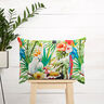 Outdoor Fabric Canvas Tropical birds – white/green,  thumbnail number 9