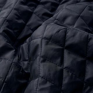 Quilted lining rhombus – blue-black, 