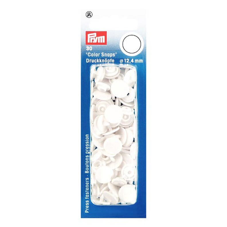 Colour Snaps Press Fasteners 2 – white | Prym,  image number 1