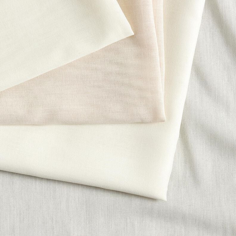 Outdoor Curtain Fabric Plain 315 cm – white,  image number 5