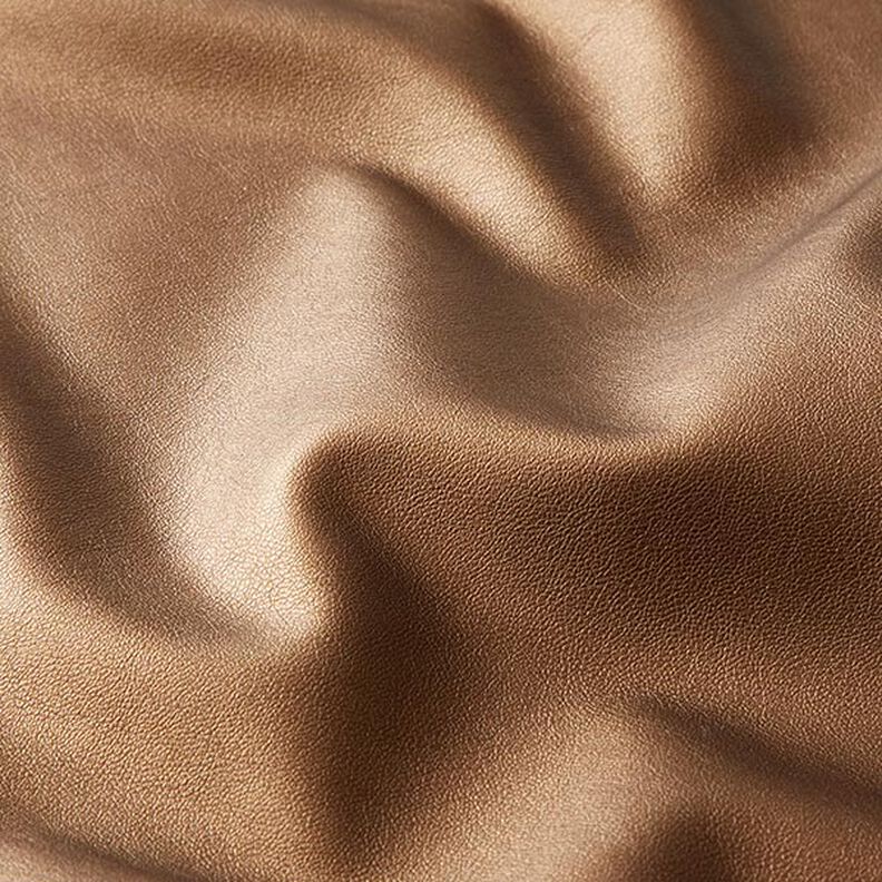 Smooth Stretch Faux Leather – bronze,  image number 2