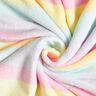 Cosy Fleece Pastel rainbow stripes – light yellow/pink,  thumbnail number 3