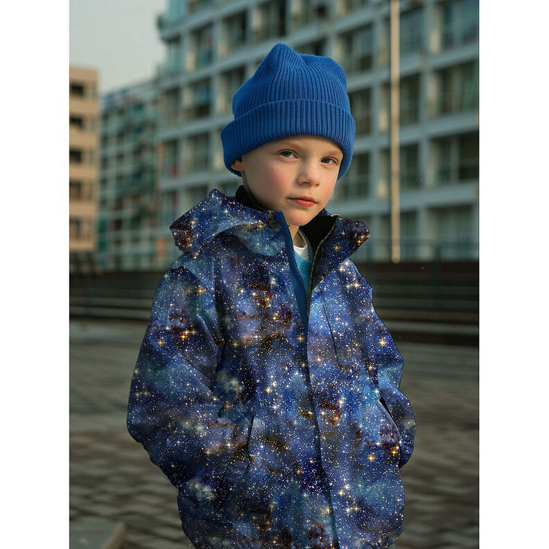 Softshell space Digital Print | by Poppy – midnight blue,  image number 6