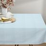 Decor Fabric Half Panama Vertical stripes – aqua blue/white,  thumbnail number 8