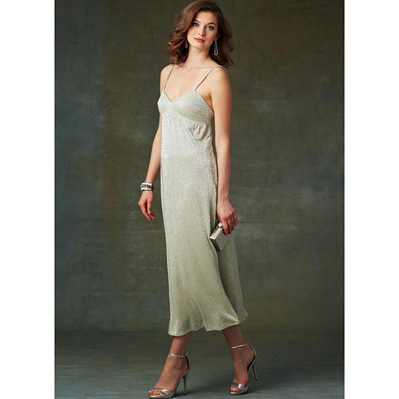 Slip-Style Dress with Back Zipper, Very Easy Vogue9278 | 14 - 22,  image number 2