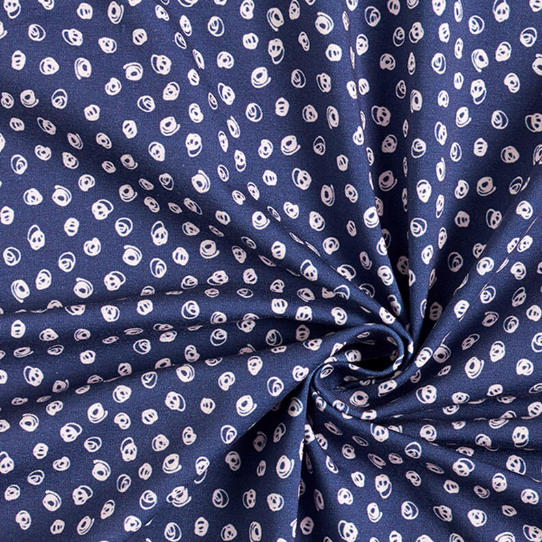 Loops Cotton Jersey – indigo,  image number 3