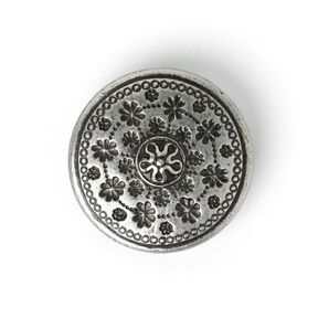 Metal Button Fleur Rustic 1, 