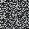 Glitter jersey zebra stripes – black/metallic silver,  thumbnail number 1