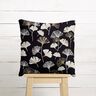 Decor Fabric Jacquard ginkgo leaves – black/gold,  thumbnail number 8