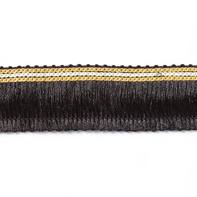 Metallic Fringing [30 mm] - black,  image number 1