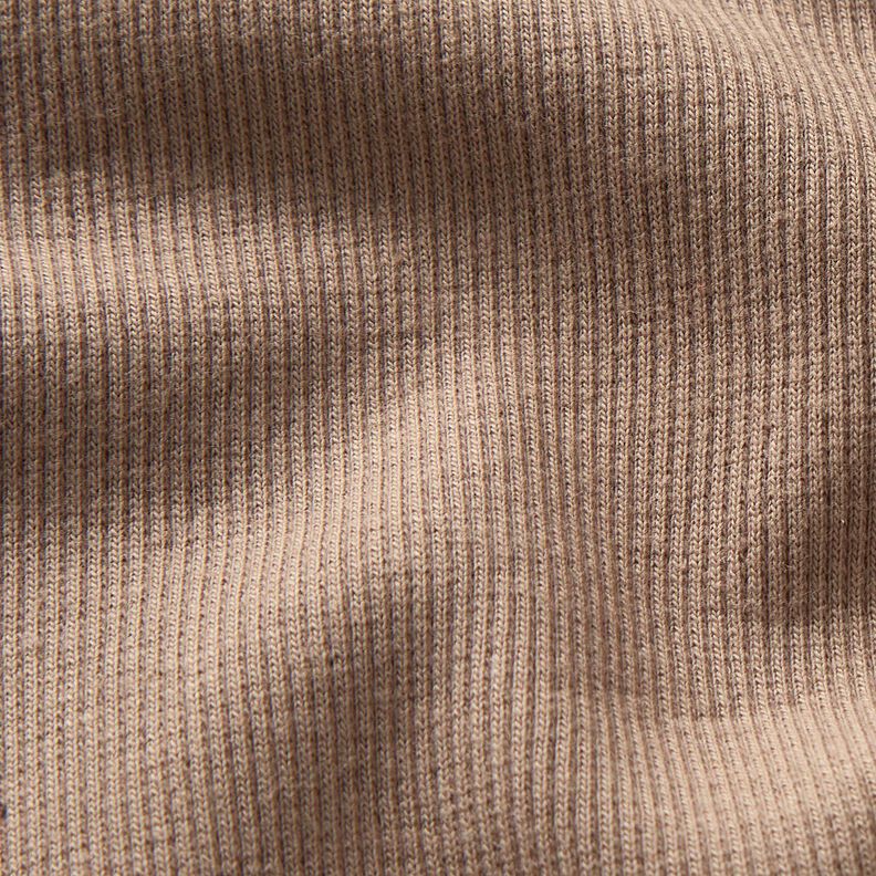 2x2 Ribbing Plain – dark taupe,  image number 2