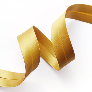 Bias binding Satin [20 mm] – mustard, 