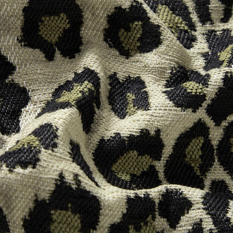 Upholstery Fabric Jacquard Leo – taupe/khaki, image number 2