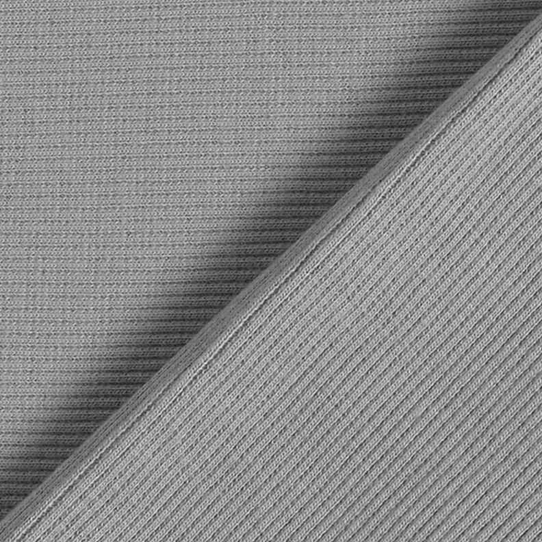 GOTS 2x2 Ribbing | Tula – silver grey,  image number 3