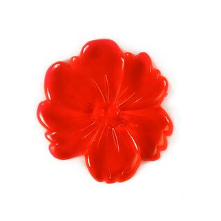 Plastic Button, Neon Flower 4, 