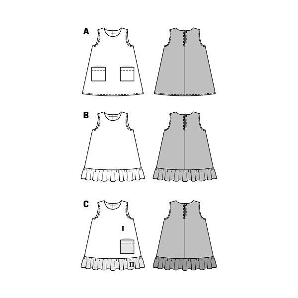 Pinafore Dress, Burda 9420,  image number 3