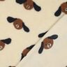 Teddy Fur Dog Heads | Poppy Fabrics – light beige/black brown,  thumbnail number 4