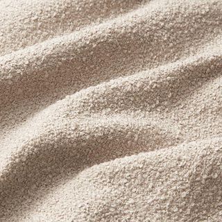 Bouclé Upholstery Fabric – beige, 