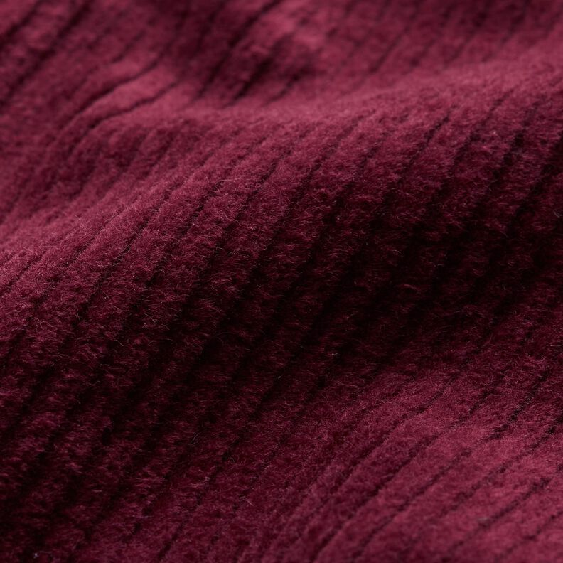 Stretchy wide corduroy – burgundy,  image number 2