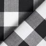Shirting Fabric Large baker's check – white/black,  thumbnail number 4