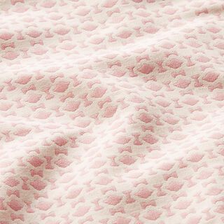 Diamond patterned Jacquard – pink/offwhite, 
