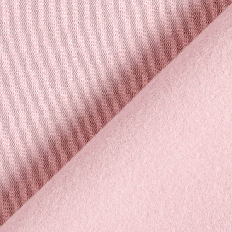 Brushed Sweatshirt Fabric Premium – light dusky pink,  image number 3