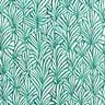 Coated Cotton abstract palm fronds &ndash; peppermint/ivory,  thumbnail number 1