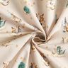 Cotton Poplin little dragons Digital Print – natural,  thumbnail number 3