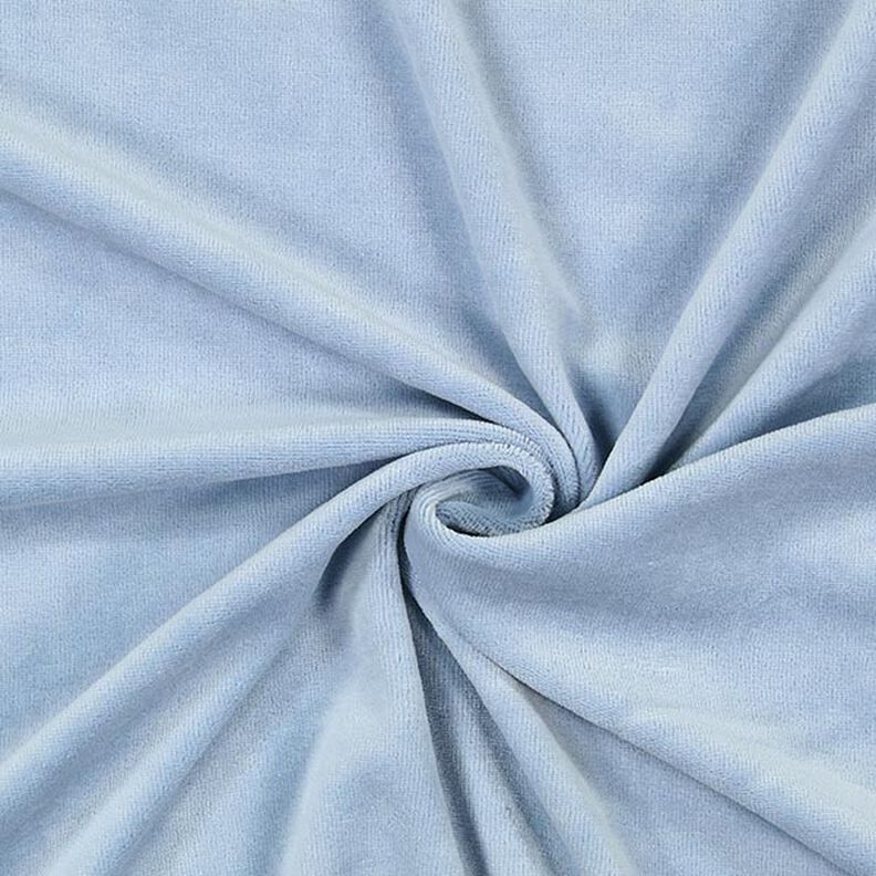 Plain Nicky Velour – light blue,  image number 1
