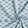 Cotton Jersey Fox with Glasses – baby blue,  thumbnail number 3