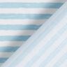 Cotton Cretonne casual stripes – light blue/white,  thumbnail number 4