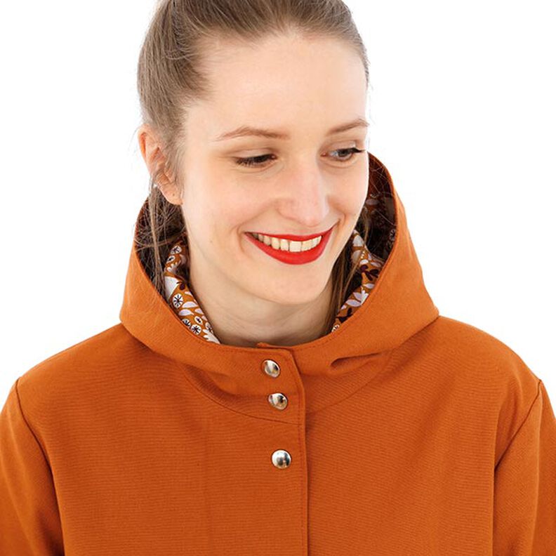 FRAU KARO - lined hooded parka with patch pockets, Studio Schnittreif | XS - XXL,  image number 5
