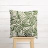 Decor Fabric Half Panama painted monstera – cream/pine,  thumbnail number 7