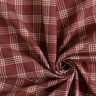 Decor Fabric Half Panama classic check – burgundy/natural,  thumbnail number 3