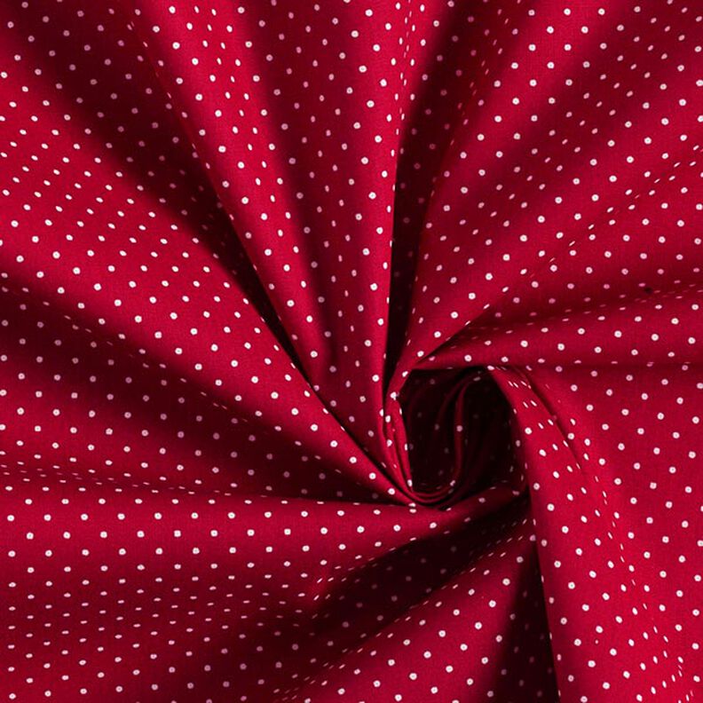 Coated Cotton Little Dots – red,  image number 4